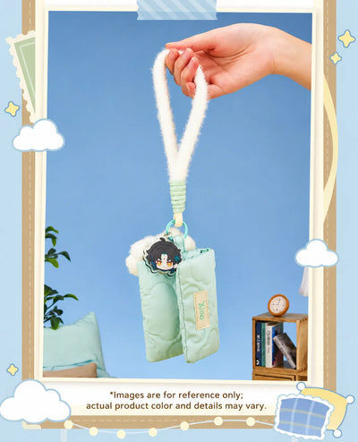 Soft Plush Wrist Strap on Genshin Impact Cloud Storage Pouch