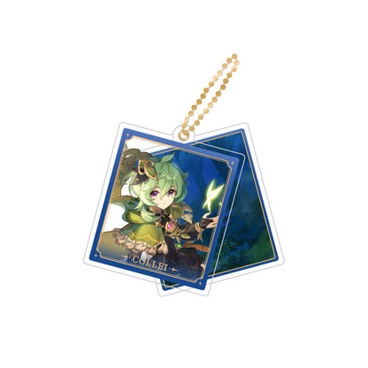Genshin Impact Collei rotating double-sided acrylic keychain