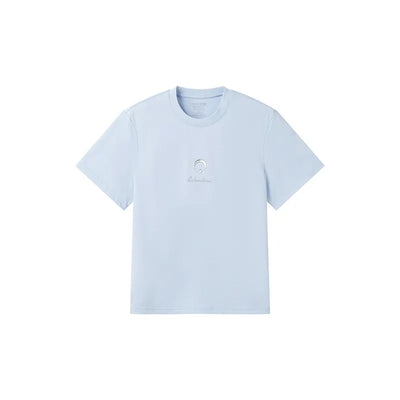 Columbina Theme Impressions Casual T-Shirt deep blue front and back