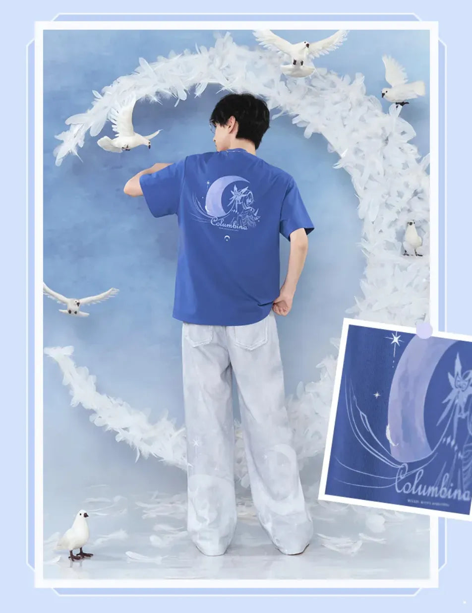 Columbina Casual T-Shirt raised TPU crescent emblem