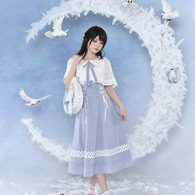 Columbina Theme Impressions Series dress with flowing skirt