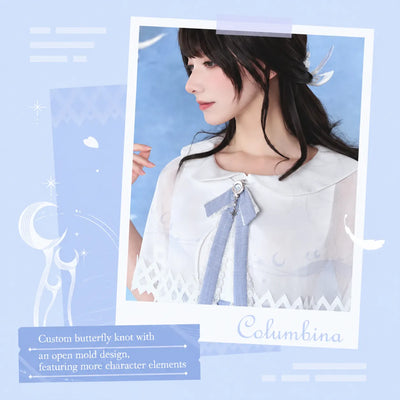 Columbina dress concealed zipper detail