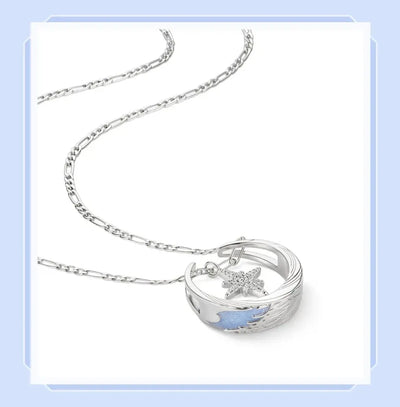 Columbina necklace layered pendant styling detail
