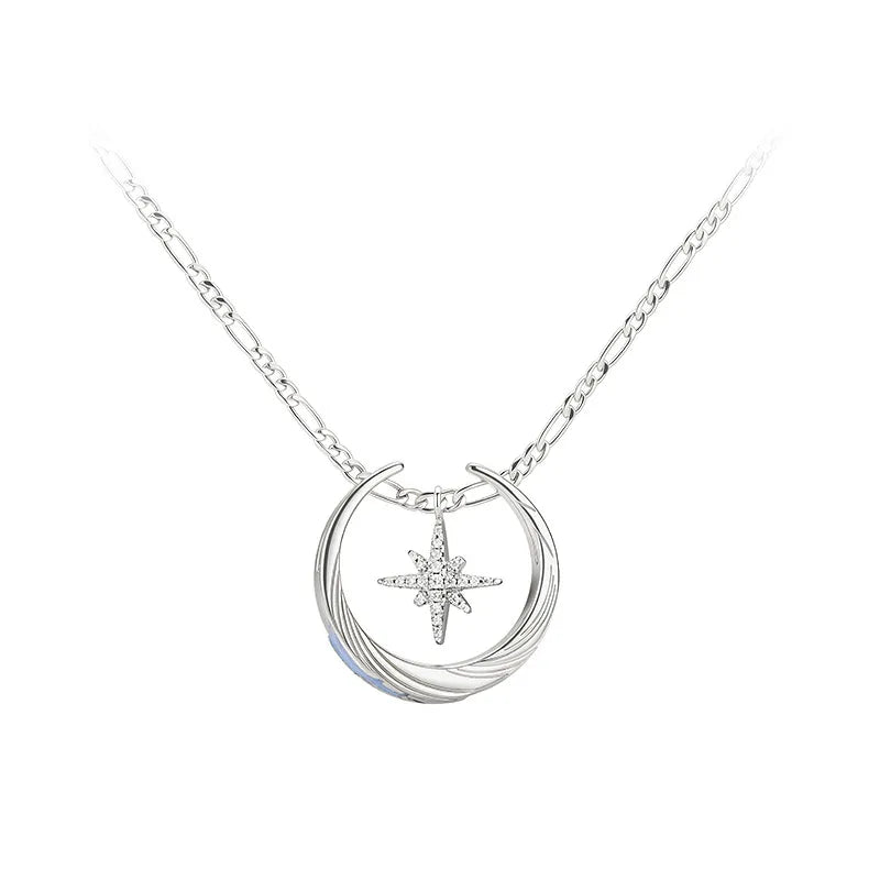 Columbina Theme Impressions Series ring and necklace set on white background