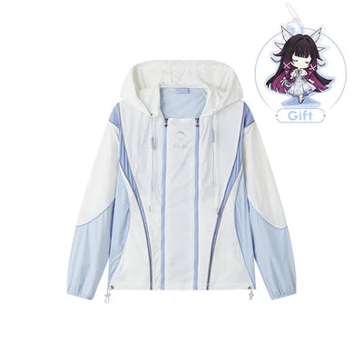Columbina Theme Impressions Series sun protection jacket front and back views