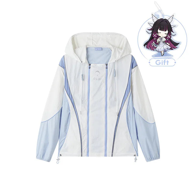Columbina Theme Impressions Series sun protection jacket front and back views