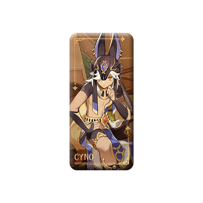 Genshin Impact Cyno square badge theme series collectible pin