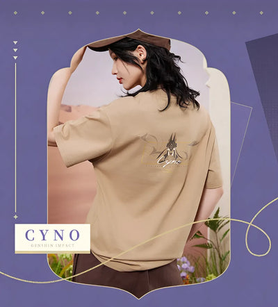 Cyno T-shirt cotton fabric texture breathable material