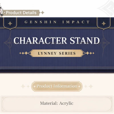 Genshin Impact Dainsleif acrylic stand size 169x129mm