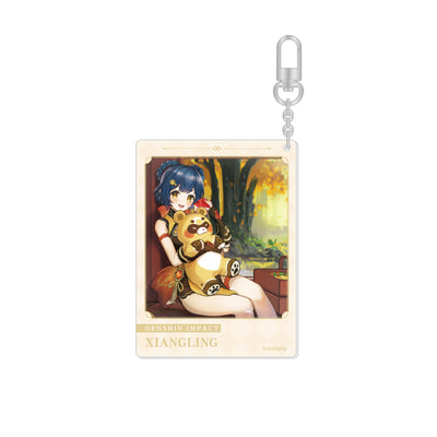 Genshin Impact Day of Destiny Series Acrylic Keychain Xiangling 2021 Edition