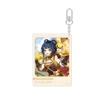 Genshin Impact Day of Destiny Series Acrylic Keychain Xiangling 2023 Edition