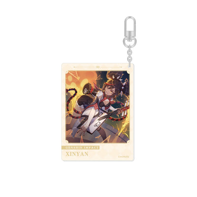 Genshin Impact Day of Destiny Series Acrylic Keychain Xinyan 2022 Edition