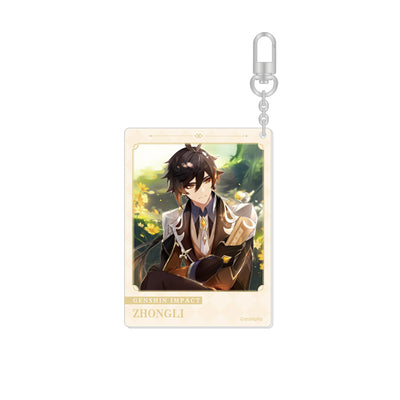Genshin Impact Day of Destiny Series Acrylic Keychain Zhongli 2021 Edition
