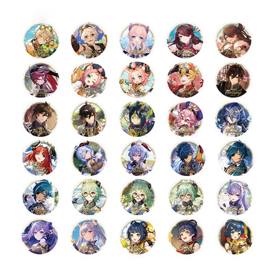 Genshin Impact Day of Destiny Series Character Badge Collection Overview