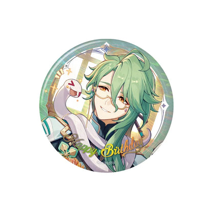 Genshin Impact Day of Destiny Series Baizhu Character Badge