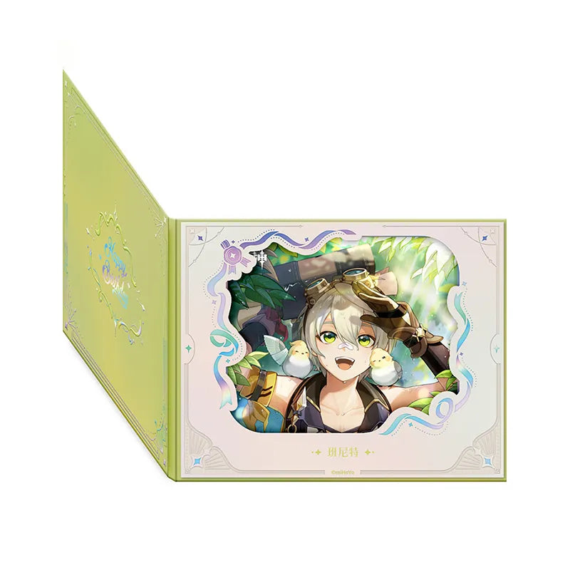 Genshin Impact Day of Destiny Series Bennett Character Flip Window Paper