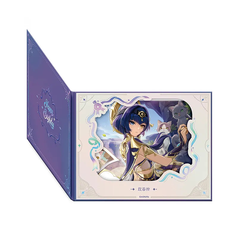 Genshin Impact Day of Destiny Series Candace Character Flip Window Paper