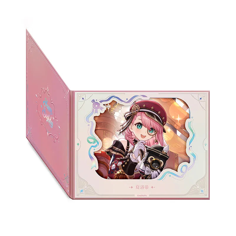 Genshin Impact Day of Destiny Series Charlotte Character Flip Window Paper