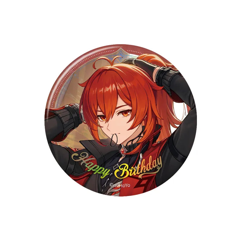 Genshin Impact Day of Destiny Series Diluc Character Badge