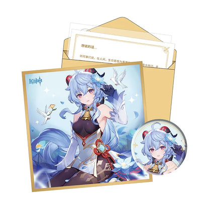 Genshin Impact Day of Destiny Ganyu Liyue Harbor Gift Box Set