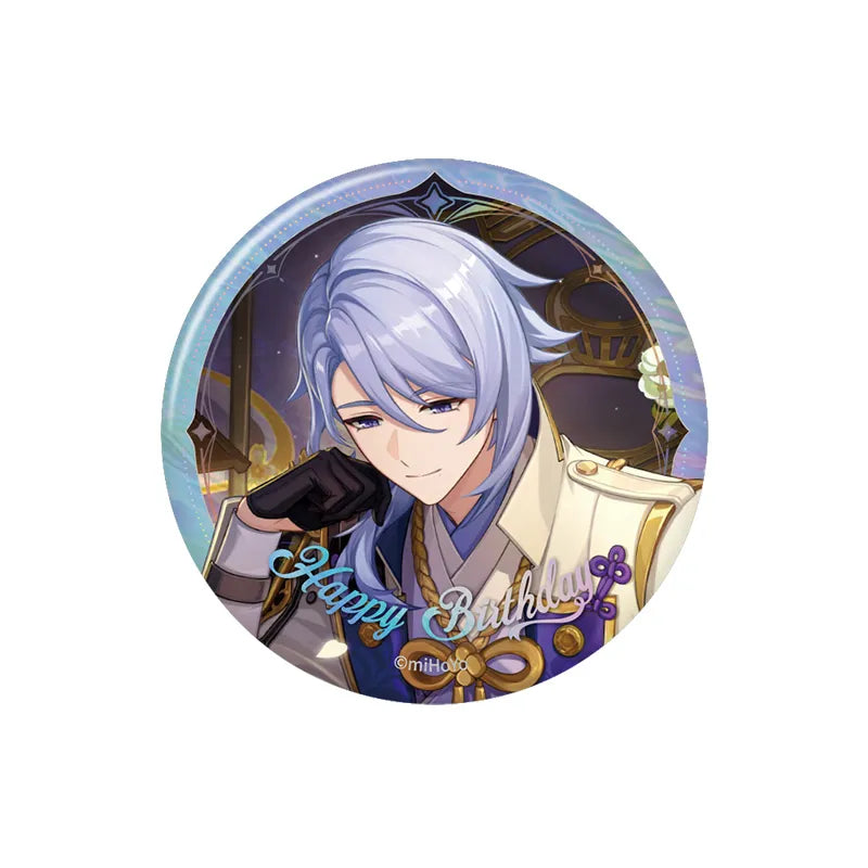 Genshin Impact Day of Destiny Series Kamisato Ayato Character Badge
