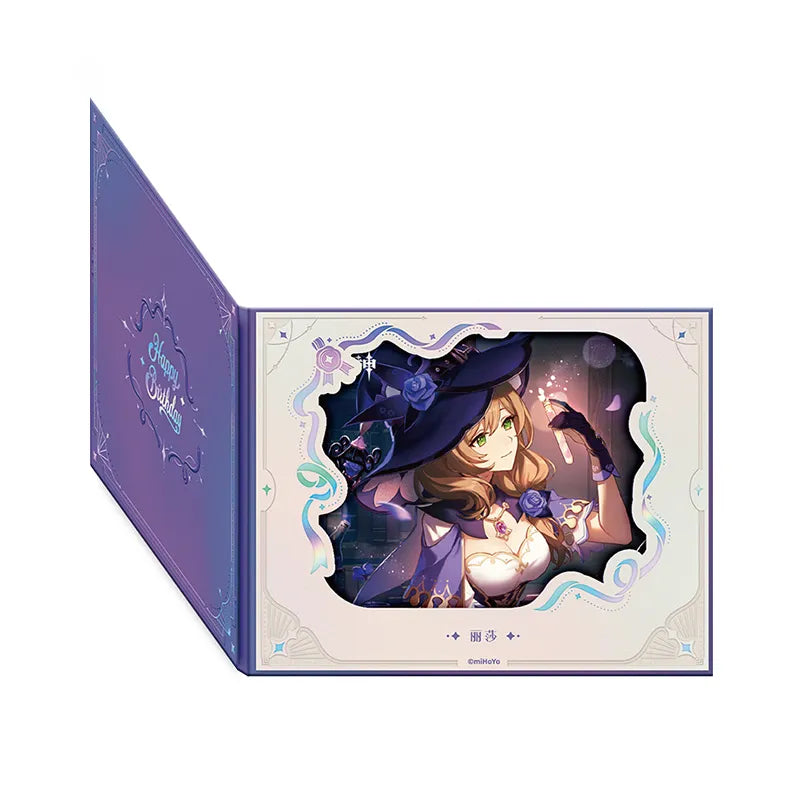 Genshin Impact Day of Destiny Series Lisa Character Flip Window Paper