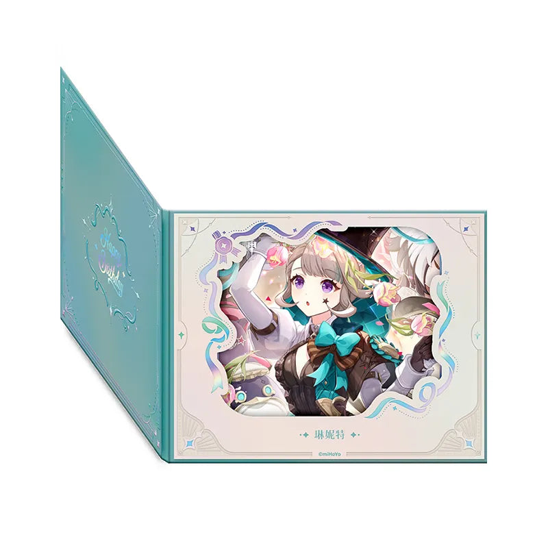 Genshin Impact Day of Destiny Series Lynette Character Flip Window Paper