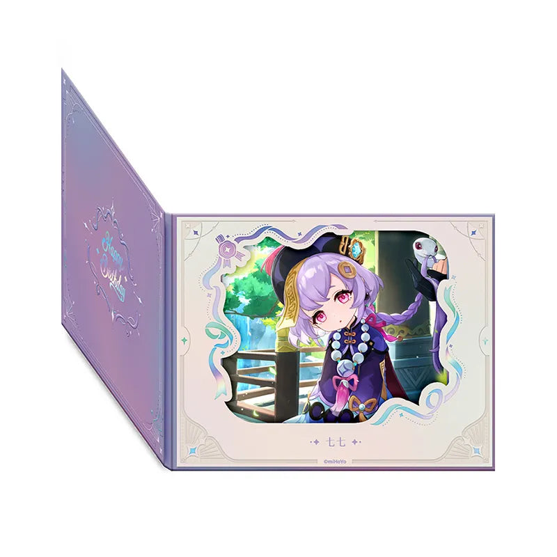 Genshin Impact Day of Destiny Series Qiqi Character Flip Window Paper