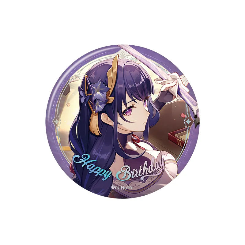 Genshin Impact Day of Destiny Series Raiden Shogun Character Badge