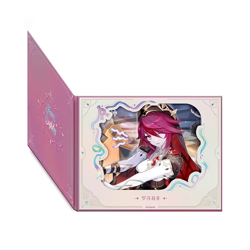Genshin Impact Day of Destiny Series Rosaria Character Flip Window Paper