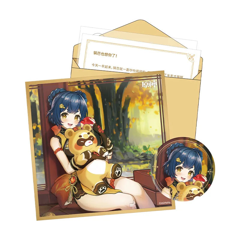 Genshin Impact Day of Destiny Xiangling Liyue Harbor Gift Box Set