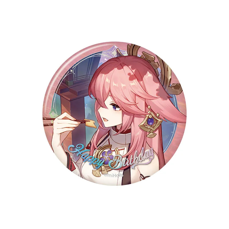 Genshin Impact Day of Destiny Series Yae Miko Character Badge