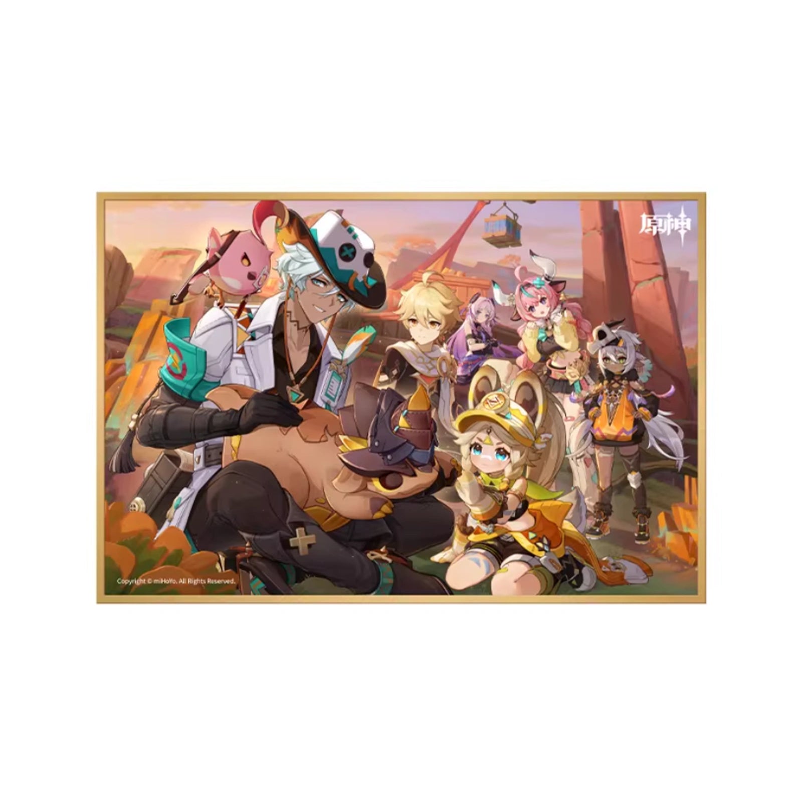 Genshin Impact Day of Flames illustration art card from the Theme Series collection
