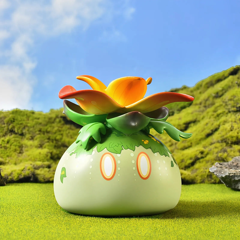 Genshin Impact Dendro Slime humidifier glowing light effect with soft mist