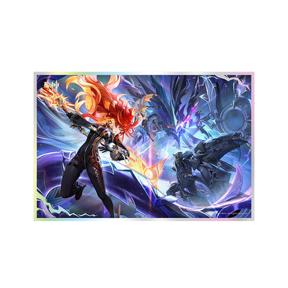 Genshin Impact Diluc acrylic art print theme series collectible card