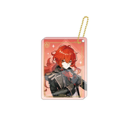 Genshin Impact Diluc thick acrylic keychain