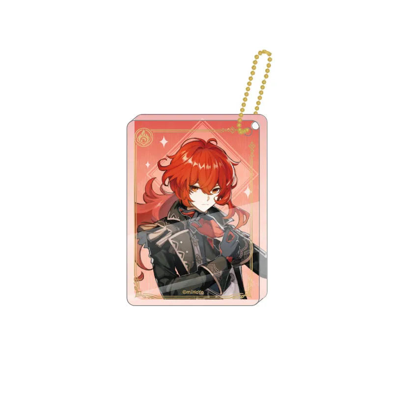 Genshin Impact Diluc thick acrylic keychain