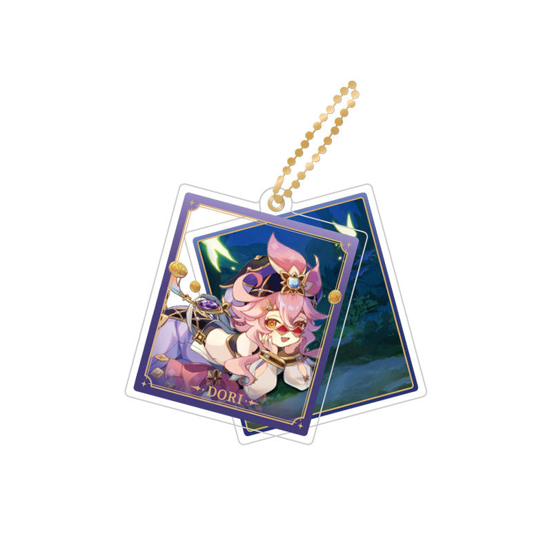 Genshin Impact Dori rotating double-sided acrylic keychain