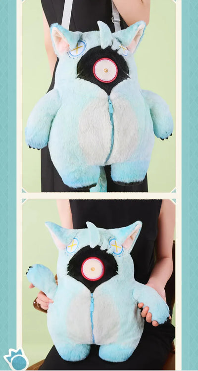 Dottore Monster Plush Bag storage compartment detail