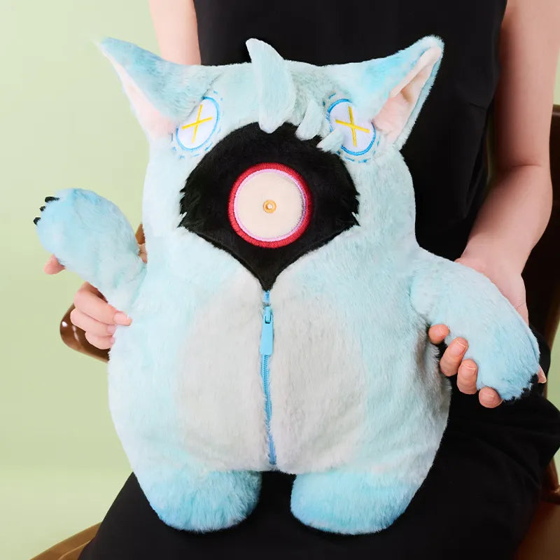 Dottore Monster Plush Bag with matching plush accessories