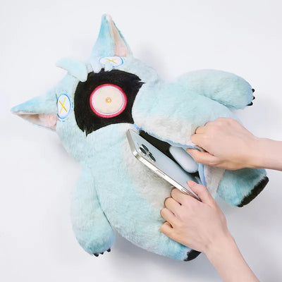 Dottore Monster Plush merchandise displayed together