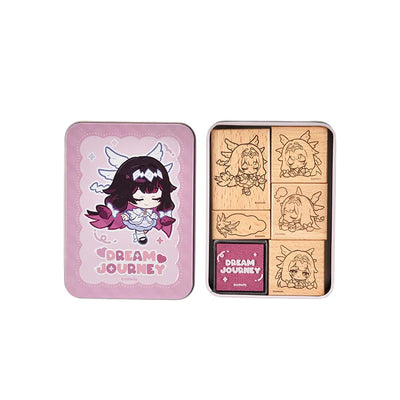 Dream Journey Columbina chibi boxed wooden stamp set