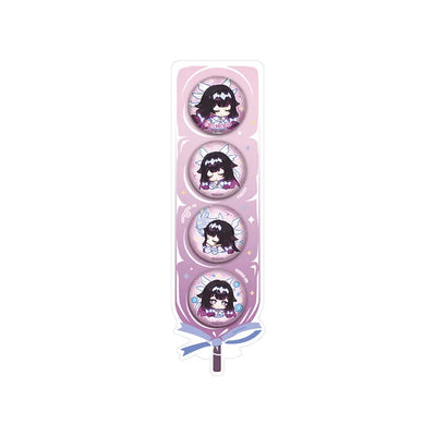 Dream Journey Columbina chibi candied hawthorn badge set