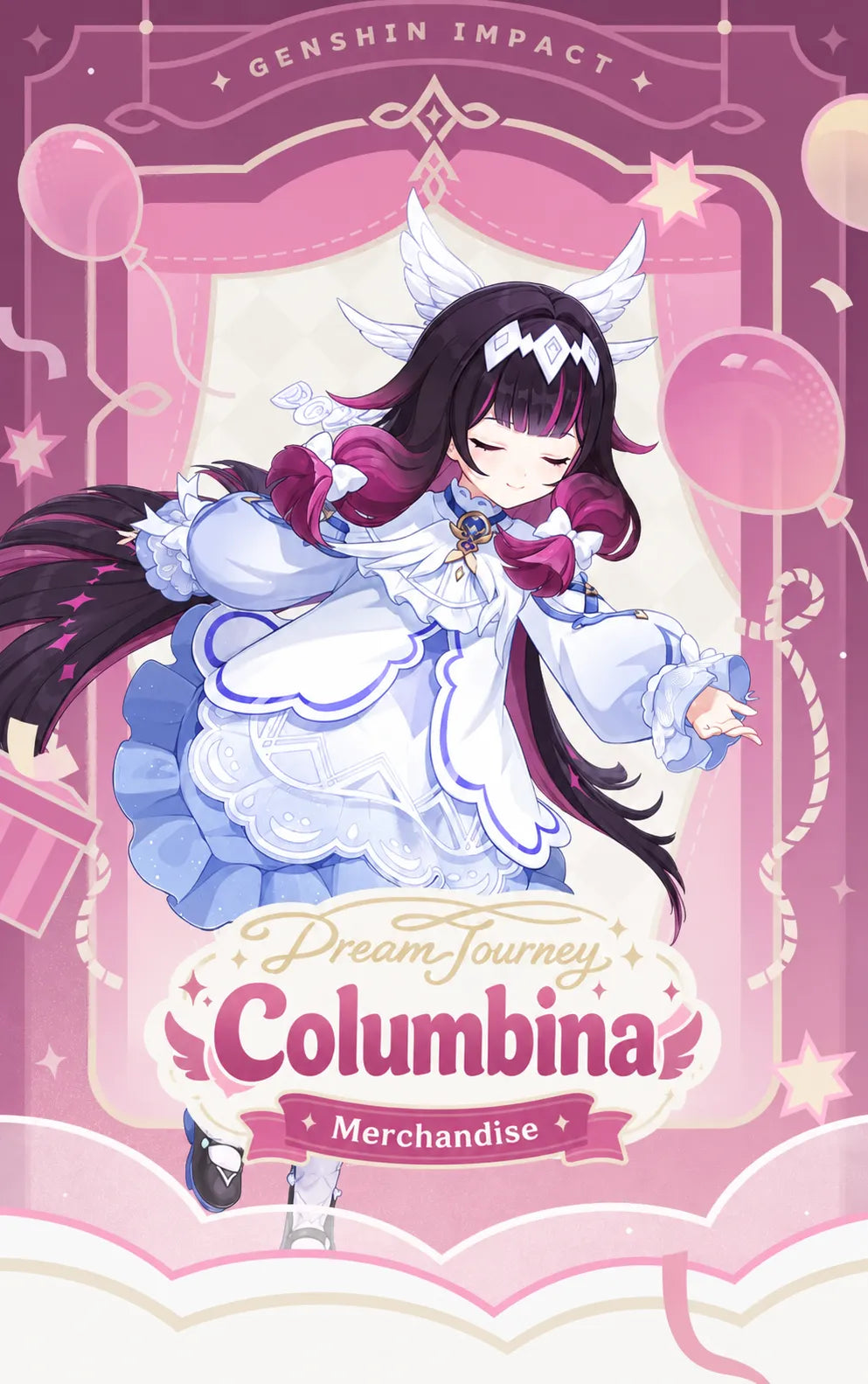 Dream Journey Columbina series merchandise lineup