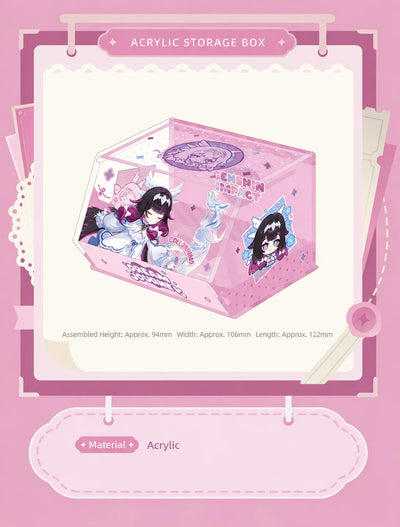 Columbina document pouch and sticker set contents