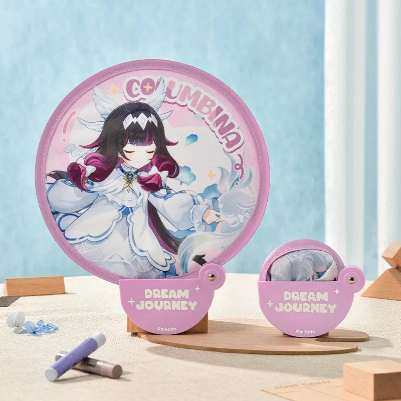 Dream Journey series merchandise featuring Columbina