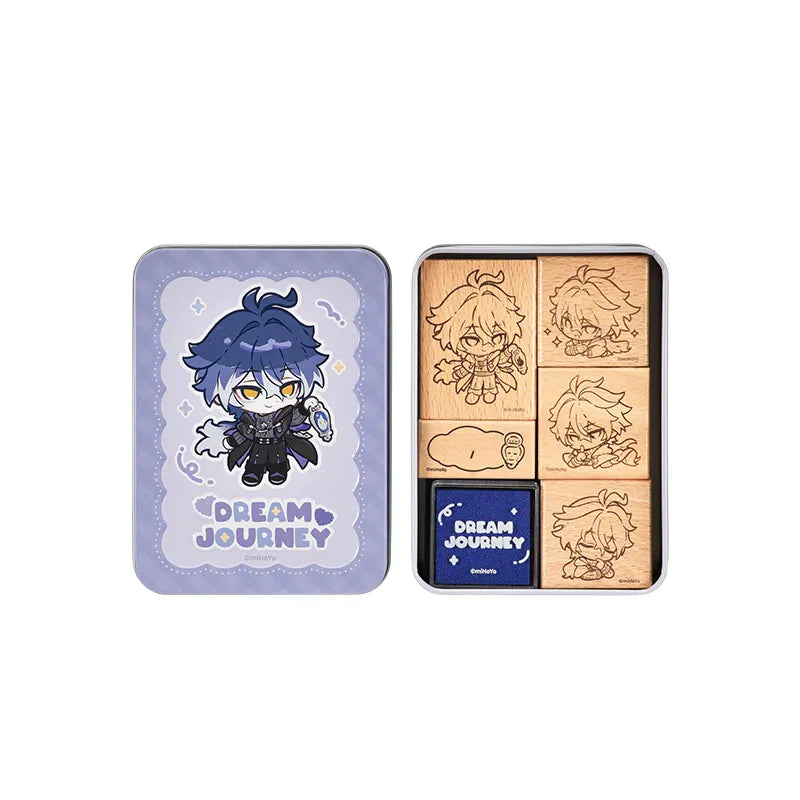 Genshin Impact Dream Journey Series Flins chibi boxed wooden stamp