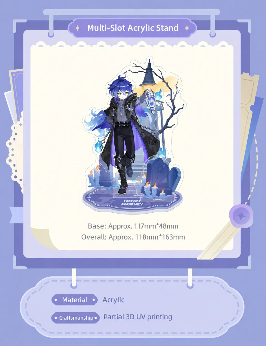 Flins Dream Journey Series chibi candied hawthorn badge set details