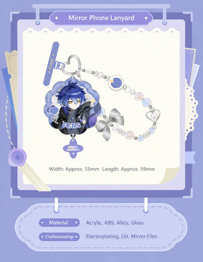 Flins Dream Journey Series folding fan details