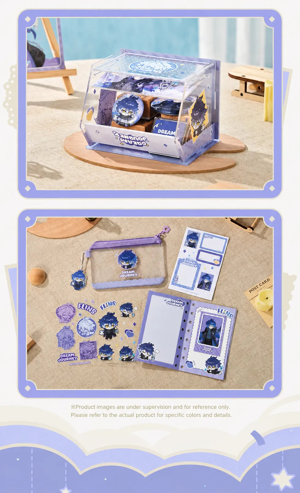 Genshin Impact Dream Journey Series Flins merchandise display